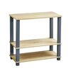 Regal in Grau mit Holzoptik