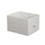 Aufbewahrungsregal mit 2 Stoffboxen Bambus braun 29,5 x 57 x 33,5 cm