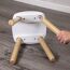 Kindersitzgruppe holzfarben/weiß 3-teilig