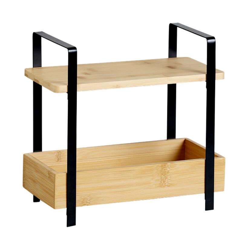 Küchenregal Bambus braun 30 x 30 x 14 cm