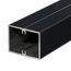 Unterkonstruktion Aluminium 220 x 4 x 3 cm grau/schwarz