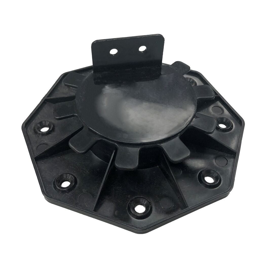 Terrassenlager Kunststoff 20,5 x 20,5 x 3 cm schwarz