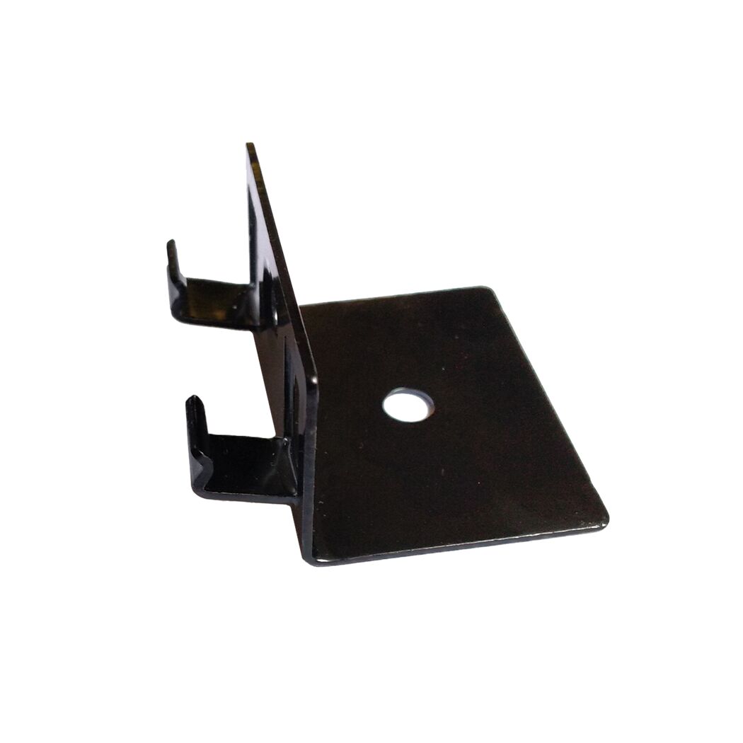 Montageclip Edelstahl 4 x 2,3 x 40,3 cm schwarz 16 Stück