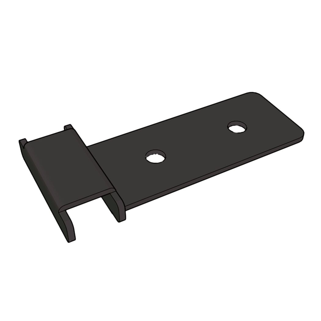 Zubehör Edelstahl 4,7 x 2 x 1,5 cm grau/schwarz 2 Stück