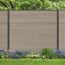 Zaunbohlen 'Cora Line' WPC grau/braun 179 x 14 cm