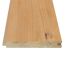 Braune Holz-Zaunbohle 'ThermoLine' mit Nut und Feder