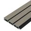 Zaunbohlen 'Stella Line' WPC grau/braun 179 x 14 cm
