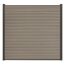 Zaunbohlen 'Stella Line' WPC grau/braun 179 x 14 cm