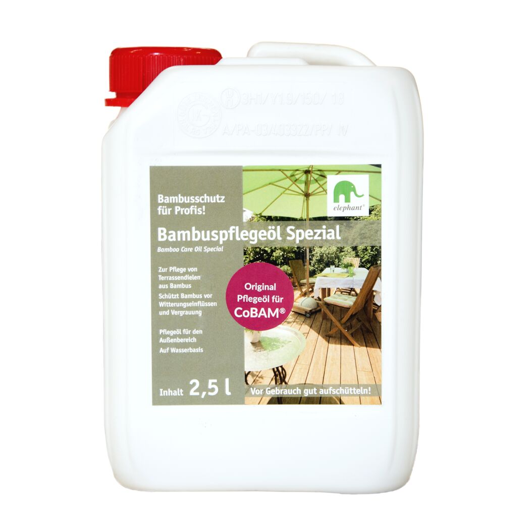 Holzöl 'Bambuspflegeöl Spezial' für Bambus- und Holzoberflächen 2500 ml natur