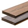 Terrassendiele WPC 300 x 14,3 x 2 cm braun/grau
