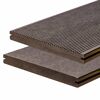 Terrassendiele WPC 400 x 19 x 2 cm grau/schwarz