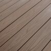 Terrassendiele WPC 400 x 14,3 x 2 cm braun/grau