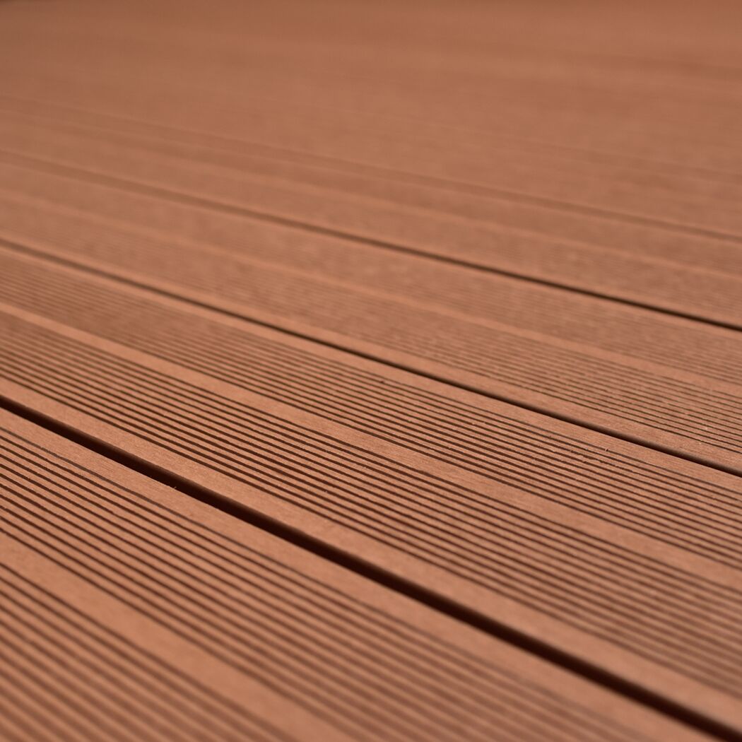 Terrassendiele WPC 300 x 14 x 2 cm braun
