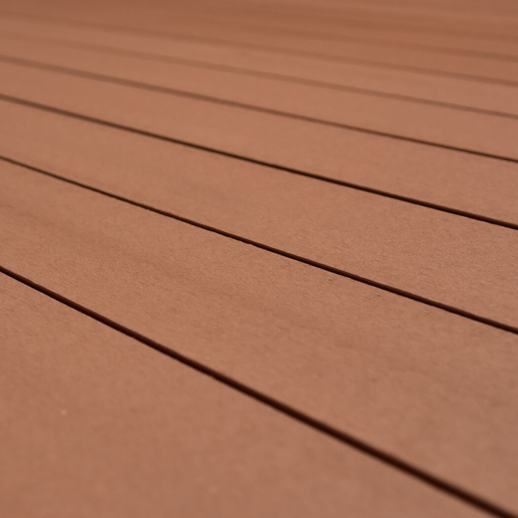 Terrassendiele WPC 300 x 14 x 2 cm braun