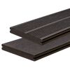 Terrassendiele WPC 300 x 14 x 2 cm grau/schwarz