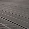 Terrassendiele WPC 300 x 14 x 2 cm grau/schwarz