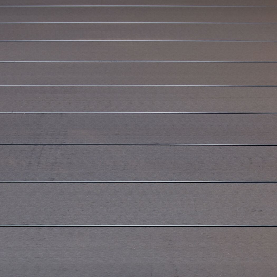 Terrassendiele WPC 300 x 19 x 2 cm grau/schwarz