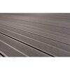 Terrassendiele WPC 300 x 19 x 2 cm grau/schwarz