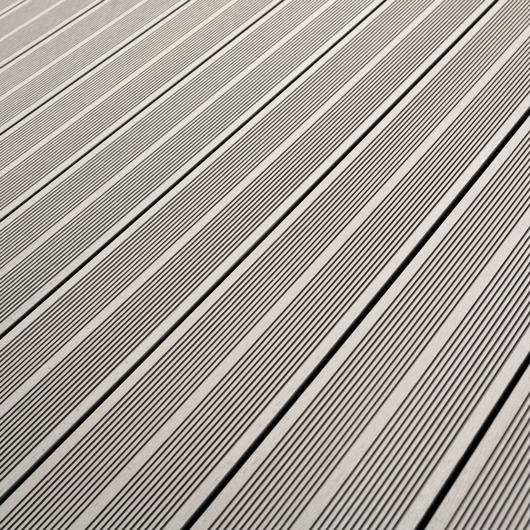 Terrassendiele WPC 300 x 14 x 2 cm grau
