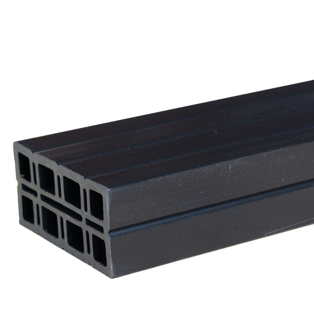 Unterkonstruktion WPC 220 x 9 x 4 cm grau/schwarz