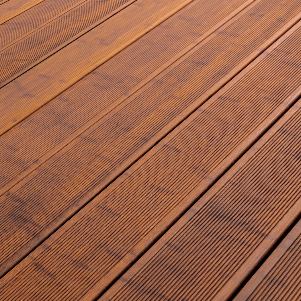 Terrassendiele Bambus 220 x 14 x 2 cm braun