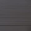 Terrassendiele WPC 300 x 14,5 x 2 cm grau/schwarz