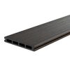 Terrassendiele WPC 300 x 14,5 x 2 cm grau/schwarz
