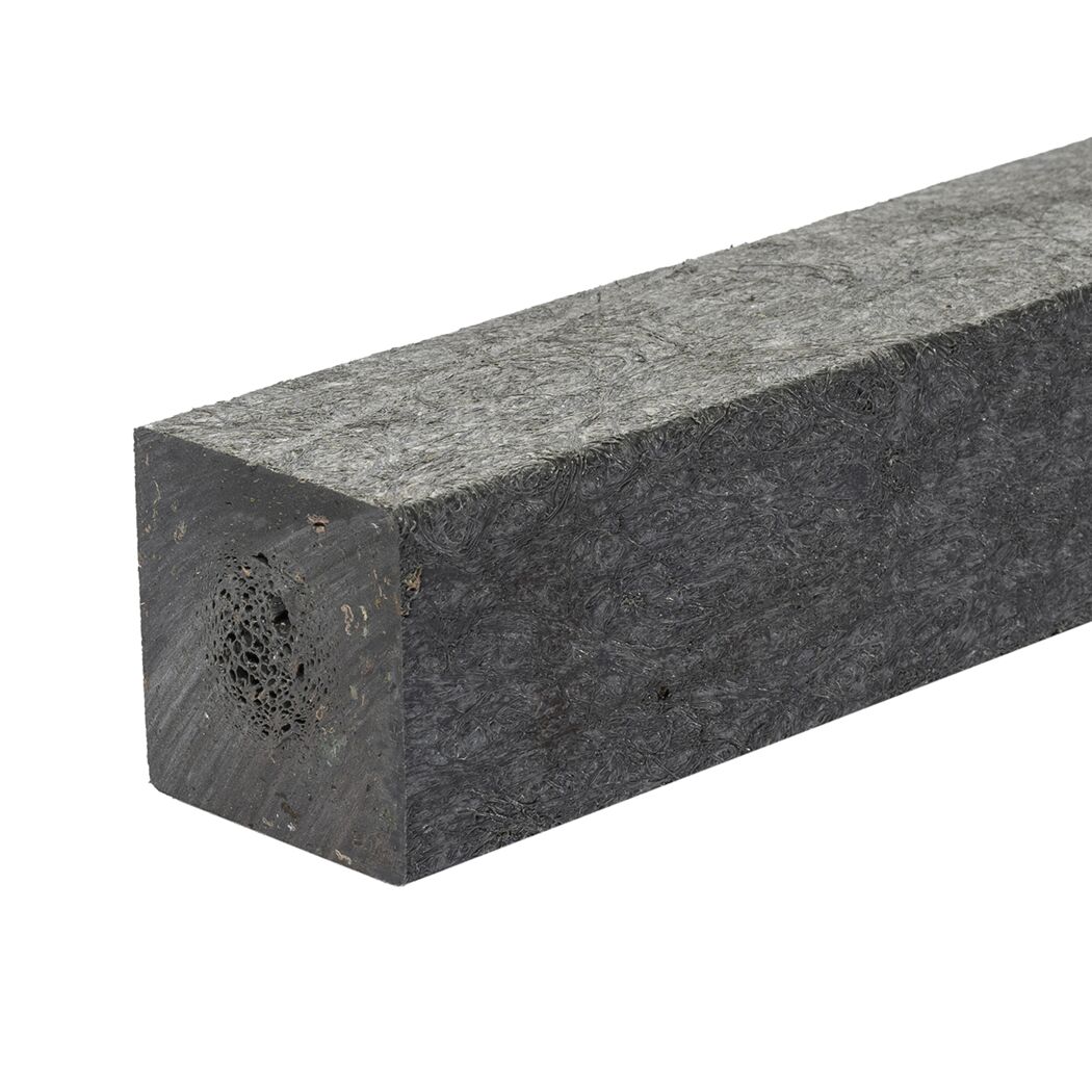 Unterkonstruktion Kunststoff 240 x 4 x 4 cm grau