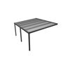Terrassenüberdachung 'Premium Roof' anthrazit 506 x 400 cm Polycarbonat transparent
