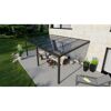 Terrassenüberdachung 'Premium Roof' anthrazit 606 x 400 cm Polycarbonat transparent