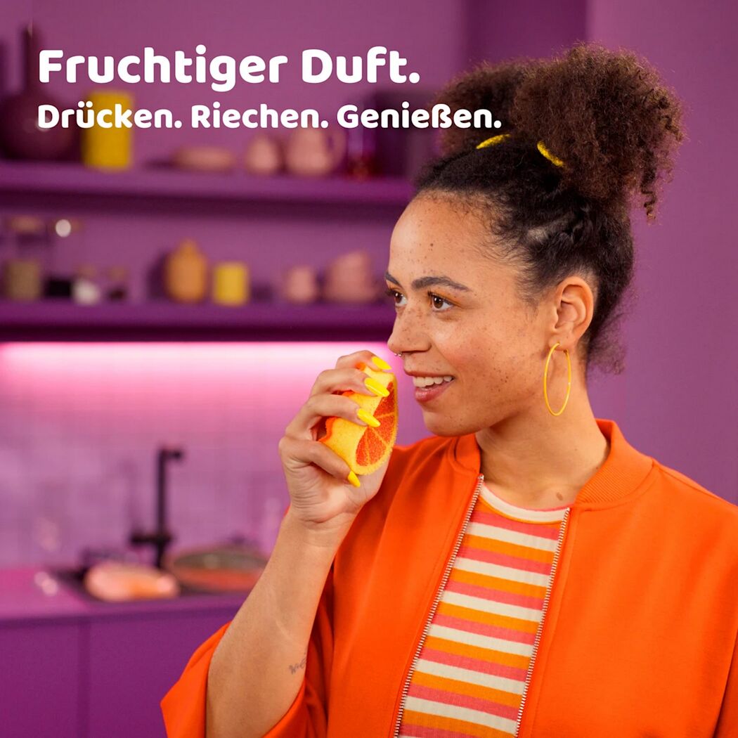 Scheuerschwamm 'Punch' mit Thermo Aktiv Schaum- und Scheuerseite