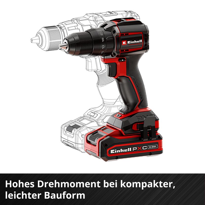 Akku-Bohrschrauber 'TP-CD 18/70-C Li BL' Professional ohne Akku und Ladegerät 18 V