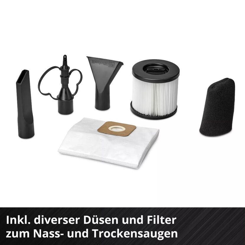 Akku-Nass-Trockensauger 'TP-VC 18/10 Li BL L-Solo' ohne Akku und Ladegerät 18 V rot/schwarz