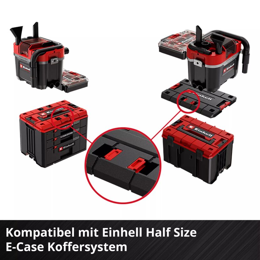 Akku-Nass-Trockensauger 'TP-VC 18/10 Li BL L-Solo' ohne Akku und Ladegerät 18 V rot/schwarz