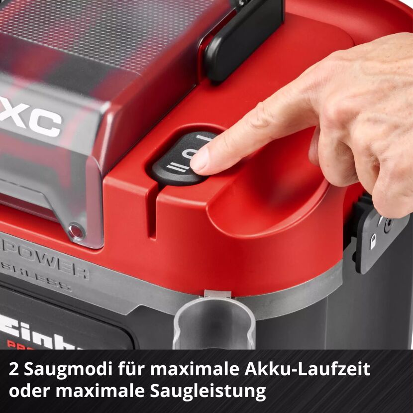 Akku-Nass-Trockensauger 'TP-VC 18/10 Li BL L-Solo' ohne Akku und Ladegerät 18 V rot/schwarz