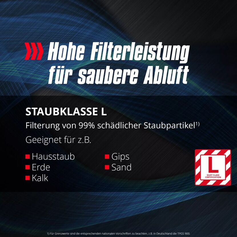 Akku-Nass-Trockensauger 'TP-VC 18/10 Li BL L-Solo' ohne Akku und Ladegerät 18 V rot/schwarz