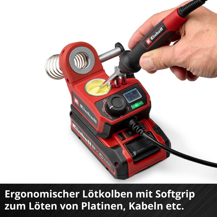 Akku-Lötkolben 'TE-SI 18/480 Li E - Solo' 60 W ohne Akku und Ladegerät 18 V rot/schwarz