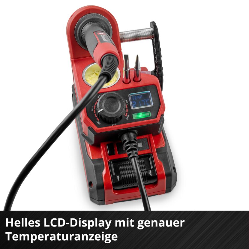 Akku-Lötkolben 'TE-SI 18/480 Li E - Solo' 60 W ohne Akku und Ladegerät 18 V rot/schwarz