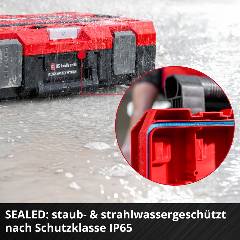 Werkzeugkoffer 'E-Case L Sealed' mit Rollen 45 x 67,5 x 40 cm