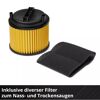 Zwei Filter für Nass- und Trockensauger