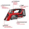 Akku-Waschsauger 'TE-SCL 18/200 Li-Solo' ohne Akku und Ladegerät 18 V rot/schwarz