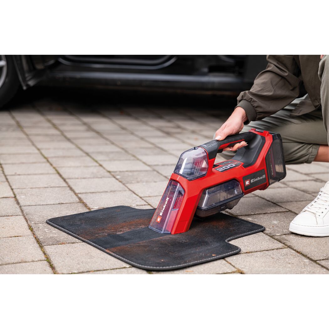 Akku-Waschsauger 'TE-SCL 18/200 Li-Solo' ohne Akku und Ladegerät 18 V rot/schwarz