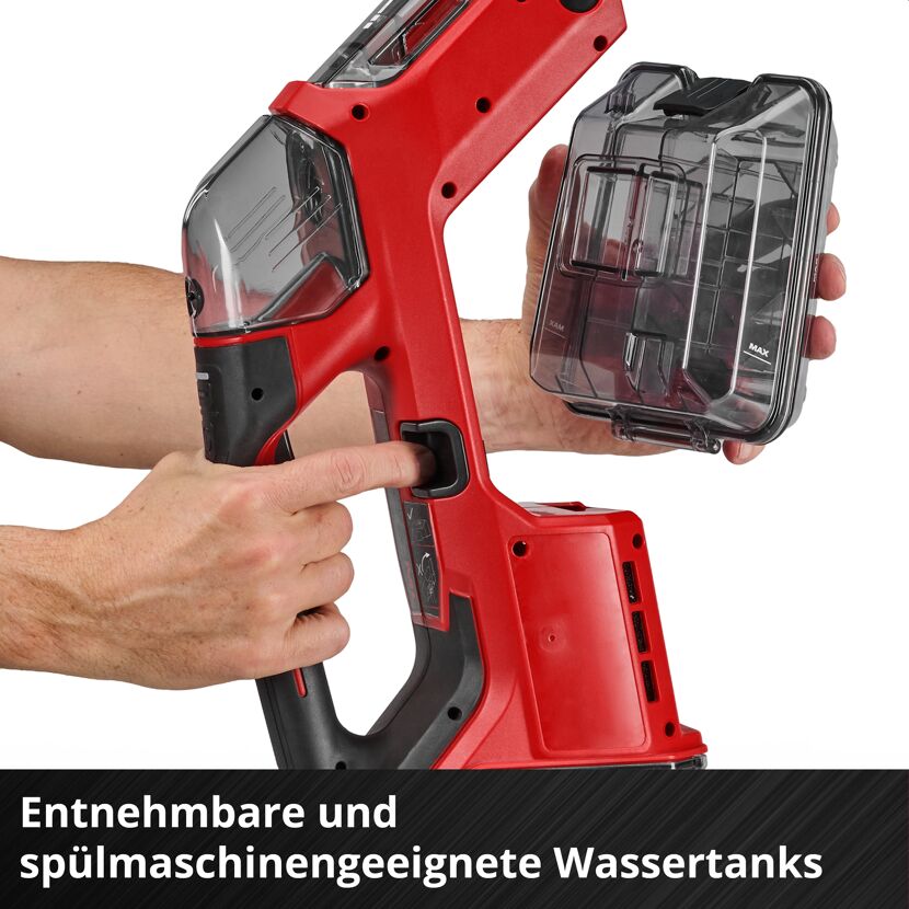Akku-Waschsauger 'TE-SCL 18/200 Li-Solo' ohne Akku und Ladegerät 18 V rot/schwarz