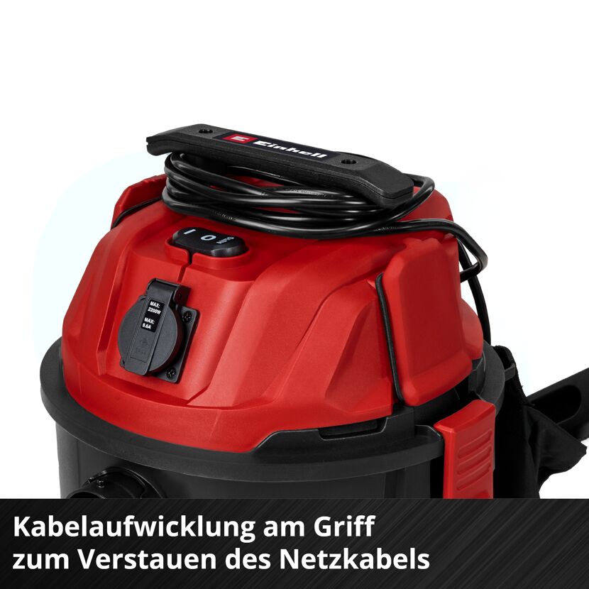 Nass-Trockensauger 'TC-VC 2555 A' 25 l 850 W rot/schwarz