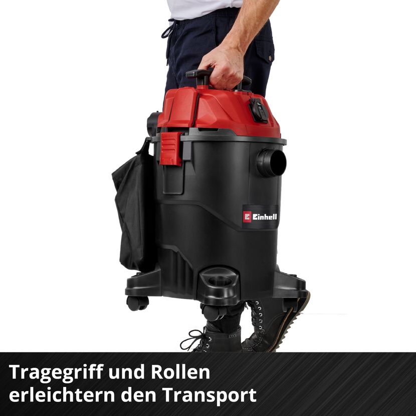 Nass-Trockensauger 'TC-VC 2555 A' 25 l 850 W rot/schwarz