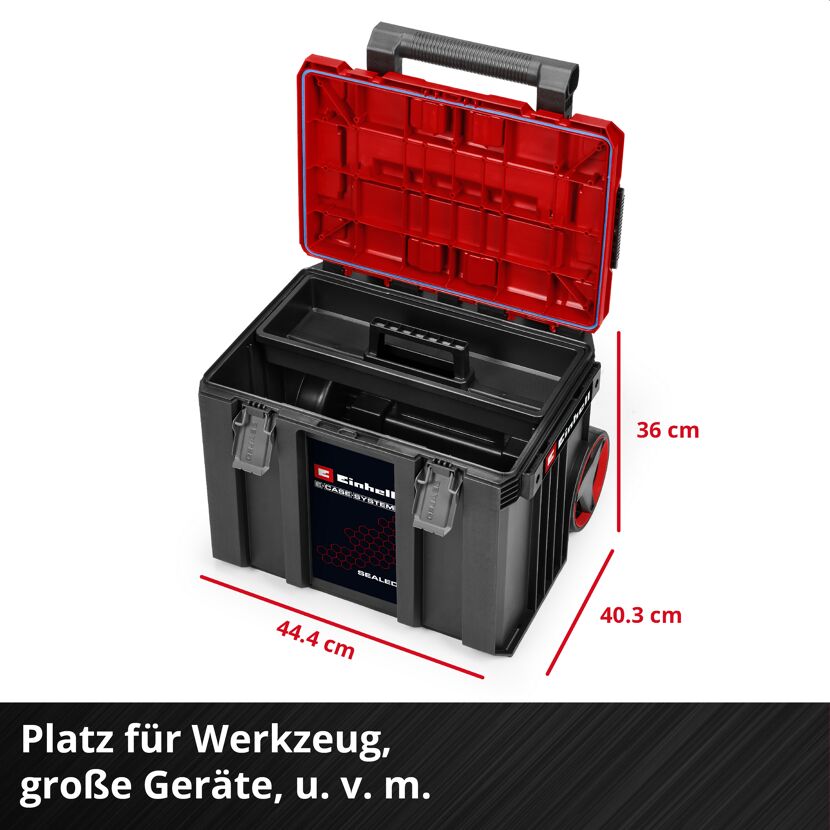 Werkzeugkoffer 'E-Case Rolling Workshop Sealed' mit Rollen 47,4 x 76,6 x 39,8 cm