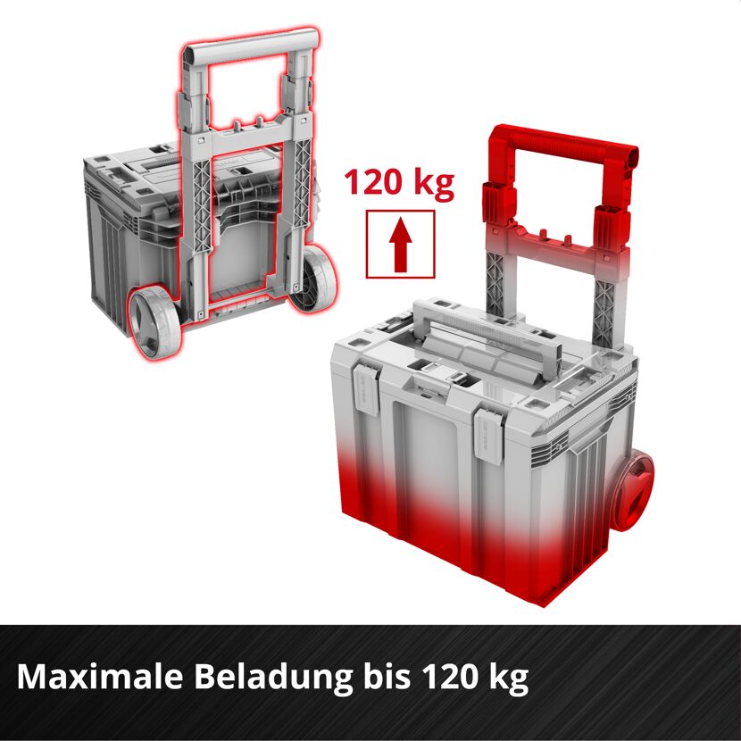 Werkzeugkoffer 'E-Case Rolling Workshop Sealed' mit Rollen 47,4 x 76,6 x 39,8 cm