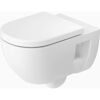 Wand-WC-Set spülrandlos 'Evara Home' inklusive WC-Sitz weiß
