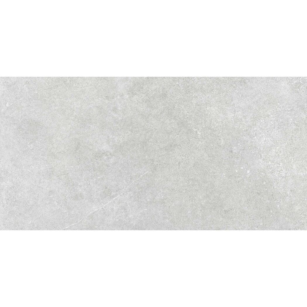 Bodenfliese 'Carnaby' Feinsteinzeug hellgrau 29,8 x 59,8 cm