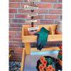 Pflanztisch mit Ablage honigbraun 86.5 x 40.5 x 12 cm